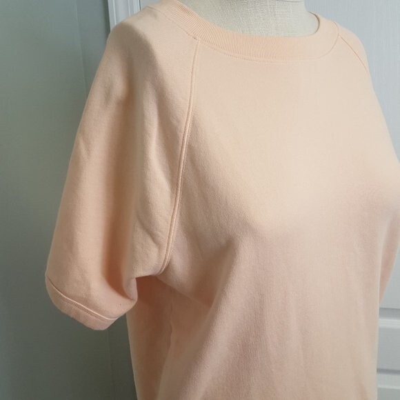 GAP Peach Short Sleeved Sweatshirt - Picture 3 of 4